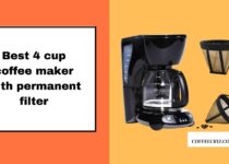 4 cup coffee maker with permanent filter